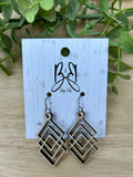 Triple Diamond - Natural & Pewter