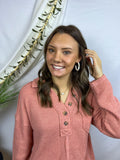 Clay Bead Hoops - Gold & White - Gold Accent