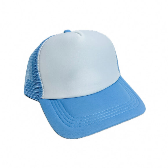 Foam Trucker Hat White/Light Blue