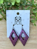 Diamond Striped Cutout - Purple