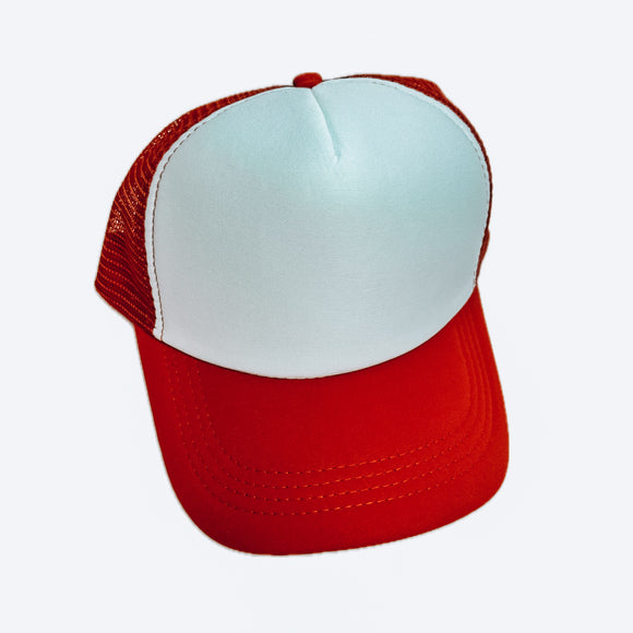 Foam Trucker Hat White/Red