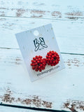Crystal Studs - Red