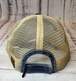 CC Navy Mesh Back Cotton Classic Hat