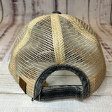 CC Black Mesh Back Cotton Classic Hat