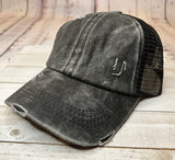 CC Kids Black Criss Cross Cotton Classic Hat