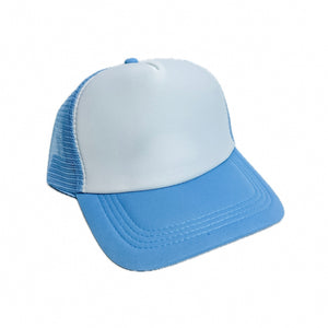 Foam Trucker Hat White/Light Blue