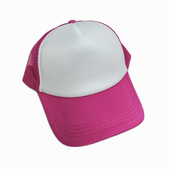 Foam Trucker Hat White/Hot Pink