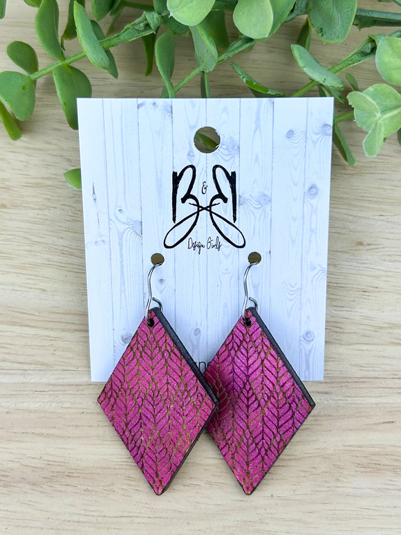 Diamond Zig Zag - Fuchsia