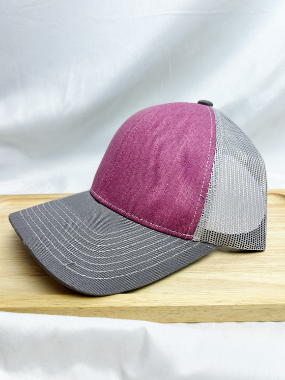 Maroon/Gray Hat