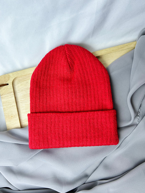 Stocking Hat - Kids Red Beanie