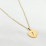 Gold Heart Necklace - Provided Options