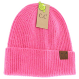 Stocking Hat - CC Diva Pink Unisex Soft Ribbed Cuff 2075