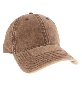 Acid Wash C.C Ball Cap - Brown