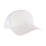 CC Unisex Solid Trucker Ball Cap White/White