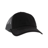 C.C Ball Cap Trucker Color Mesh- Black w/ Grey